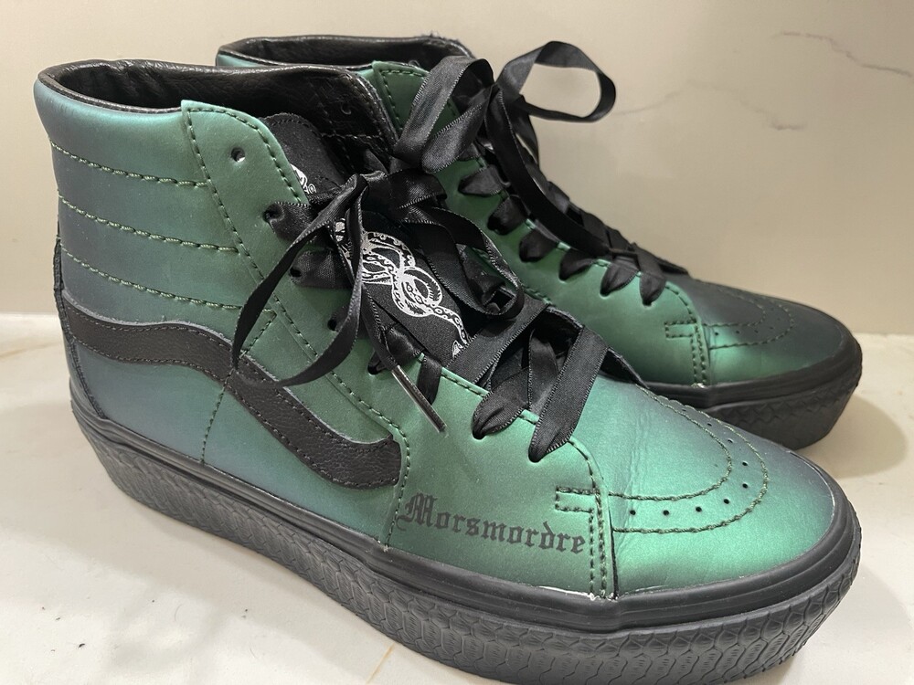 Vans X Womens 7.5 M Harry Potter Platform RB High Morsmordre Sneakers (Mens 6)